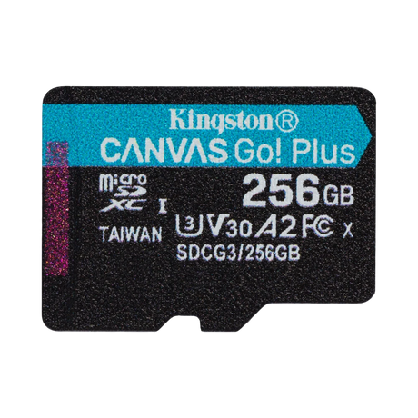 Kingston Canvas Go! Plus 256GB 170MB/s UHS-I microSDXC Memory Card — Being Shipped