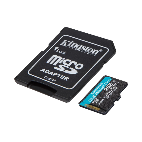 Kingston Canvas Go! Plus 256GB 170MB/s UHS-I microSDXC Memory Card — Being Shipped