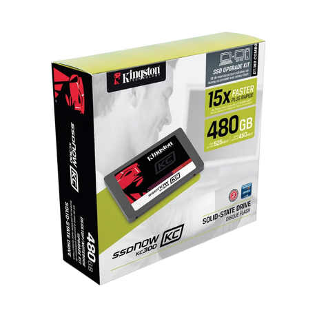 Kingston KC300 SSDNow 480GB 2.5" 500MB/s Internal SSD Kit — Being Shipped