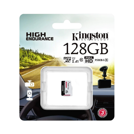 Kingston High Endurance 128GB 95MB/s UHS-I microSDXC Memory Card — Being Shipped