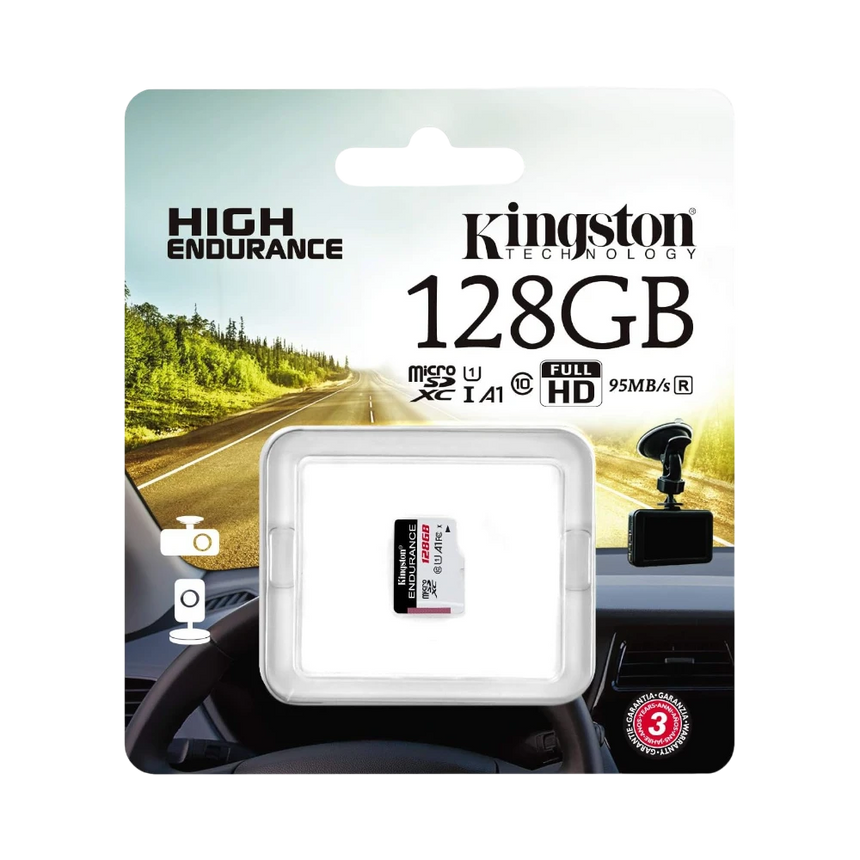 Kingston High Endurance 128GB 95MB/s UHS-I microSDXC Memory Card — Being Shipped