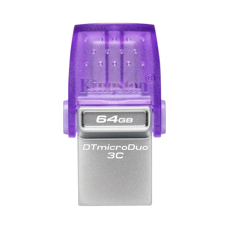 Kingston DataTraveler microDuo 3C 64GB 200MB/s USB 3.2 Gen 1 Flash Drive — Being Shipped