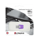 Kingston DataTraveler microDuo 3C 64GB 200MB/s USB 3.2 Gen 1 Flash Drive — Being Shipped