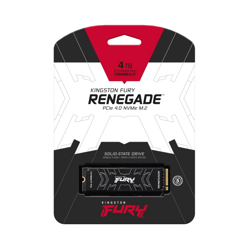 Kingston FURY Renegade 4TB M.2 2280 PCIe Gen 4.0 NVMe Internal Gaming SSD — Being Shipped