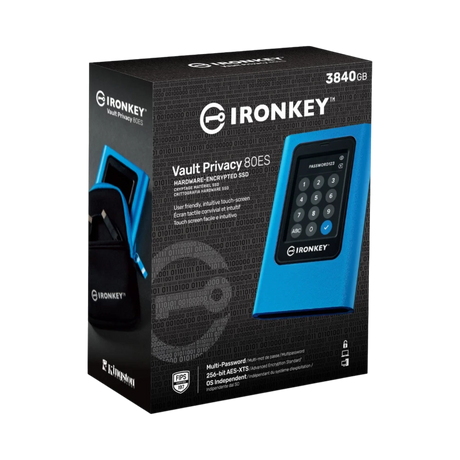 Kingston IronKey Vault Privacy 80 3.8TB Encrypted External SSD — Being Shipped