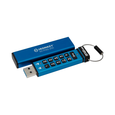 Kingston IronKey Keypad 200 512GB USB Type -A Hardware Encrypted Flash Drive — Being Shipped