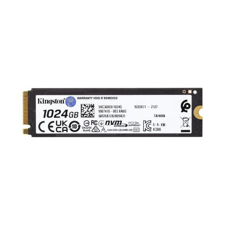 Kingston KC3000 1024GB M.2 2280 PCIe 4.0 NVMe SSD — Being Shipped