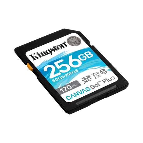Kingston Canvas Go! Plus 256GB UHS-I SDXC Memory Card — Being Shipped