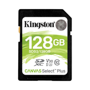 Kingston Canvas Select Plus 128GB UHS-I SDXC Memory Card — Being Shipped