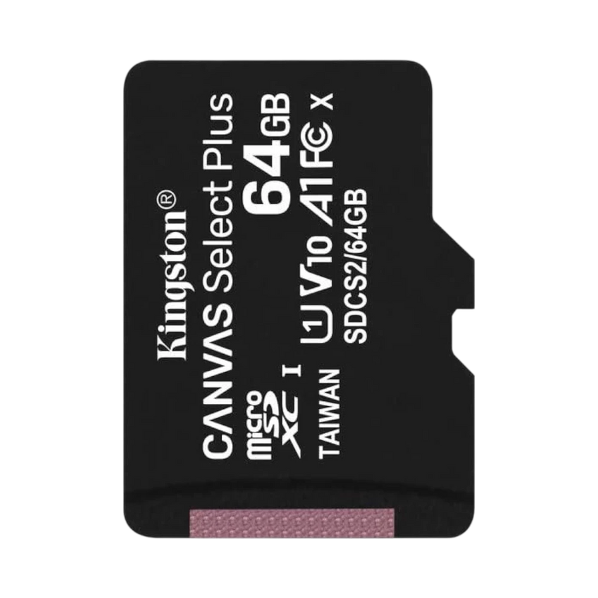 Kingston Canvas Select Plus 64GB UHS-I microSDXC Memory Card with SD Adapter (3-Pack) — Being Shipped