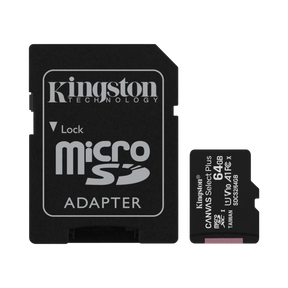 Kingston Canvas Select Plus 64GB UHS-I microSDXC Memory Card with SD Adapter (3-Pack) — Being Shipped