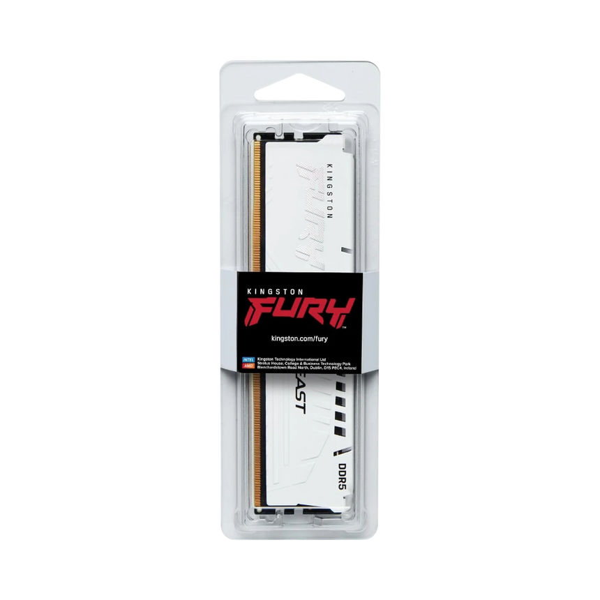 Kingston FURY Beast White XMP 16GB DDR5 6800MT/s CL34 Memory Module — Being Shipped