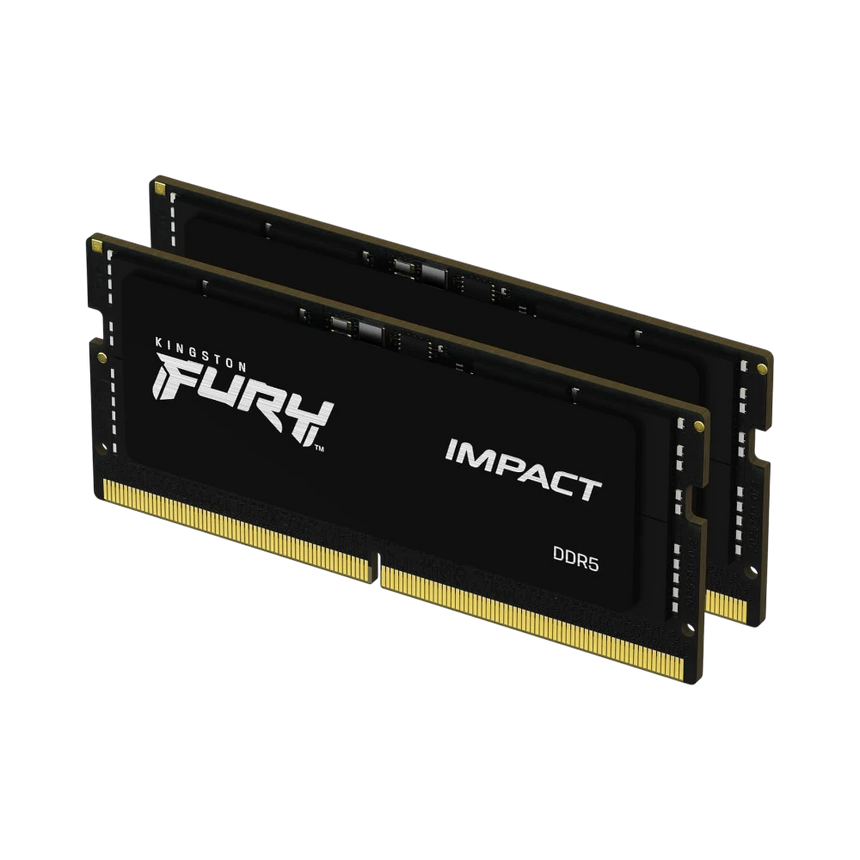 Kingston FURY Impact Black PnP 64GB DDR5 4800MT/s CL38 Memory Kit (2 x 32GB) — Being Shipped