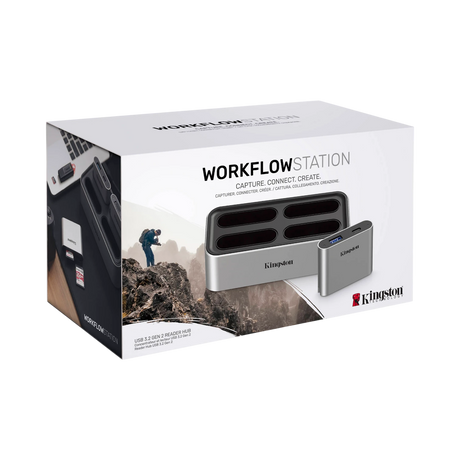 Kingston Workflow Station USB 3.2 Gen 2 Dock with USB Mini Hub — Being Shipped