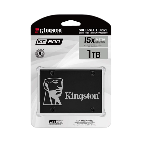 Kingston KC600 1024GB 2.5" SATA 6Gb/s Internal SSD — Being Shipped