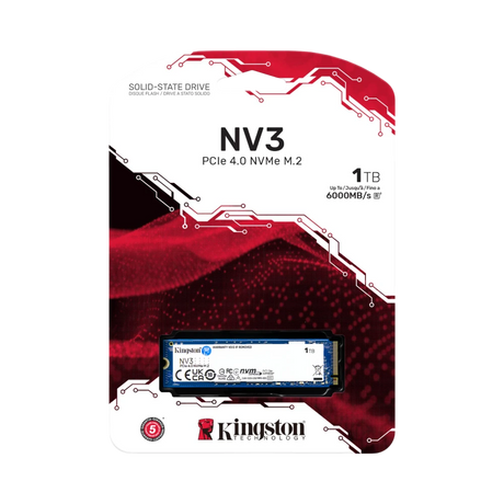 Kingston 1TB  M.2 2280 6000 MB/s NV3 NVMe PCIe 4.0 SSD — Being Shipped