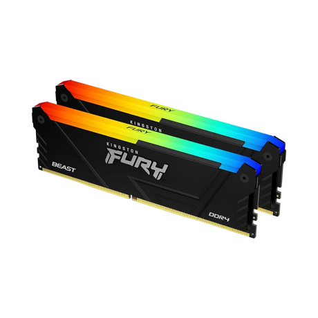 Kingston FURY Beast RGB Black XMP 16GB DDR4 3200MT/s CL16 Memory Kit (2 x 8GB) — Being Shipped