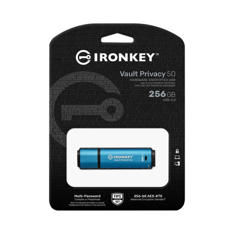 Kingston IronKey Vault Privacy 50 256GB Encrypted USB Flash Drive — Being Shipped