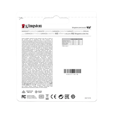 Kingston DataTraveler Micro 256GB USB Flash Drive (Silver) — Being Shipped