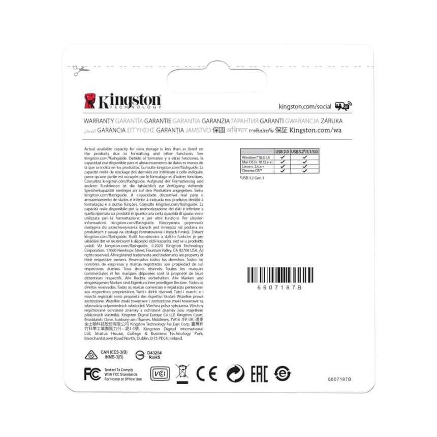 Kingston DataTraveler Micro 256GB USB Flash Drive (Silver) — Being Shipped