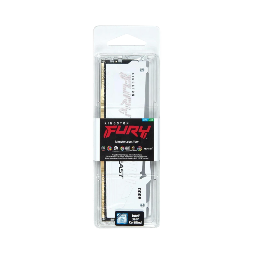 Kingston FURY Beast White RGB XMP 32GB DDR5 6400MT/s CL32 Memory Module — Being Shipped