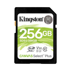 Kingston Canvas Select Plus 256GB UHS-I SDXC Memory Card — Being Shipped
