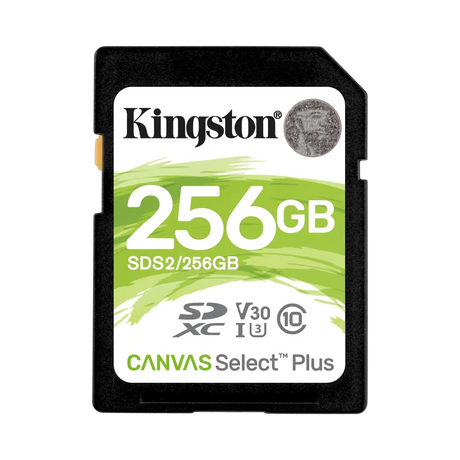 Kingston Canvas Select Plus 256GB UHS-I SDXC Memory Card — Being Shipped
