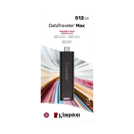 Kingston DataTraveler Max 512GB USB 3.2 Gen 2 Type-C Flash Drive — Being Shipped