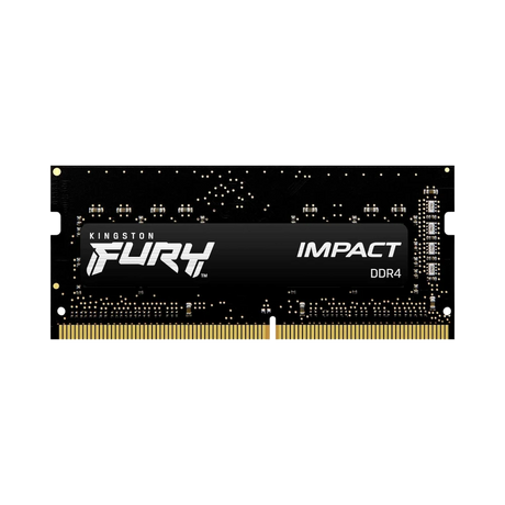 Kingston FURY Impact Black PnP 32GB DDR4 3200MT/s CL20 SO-DIMM Memory Kit (2 x 16GB) — Being Shipped