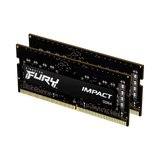Kingston FURY Impact Black PnP 32GB DDR4 3200MT/s CL20 SO-DIMM Memory Kit (2 x 16GB) — Being Shipped
