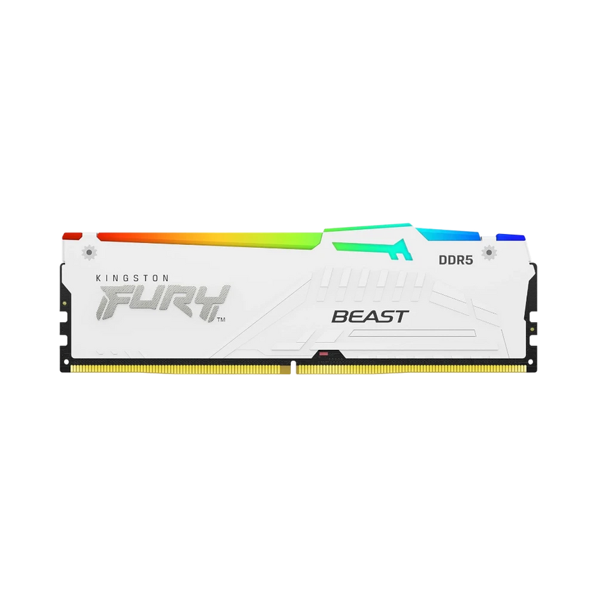 Kingston FURY Beast White RGB XMP 16GB DDR5 5600MT/s CL40 Memory Module — Being Shipped
