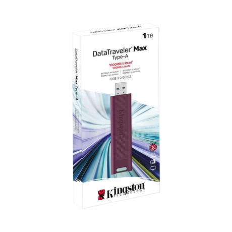 Kingston DataTraveler Max 1TB USB Type-A Flash Drive (Red) — Being Shipped