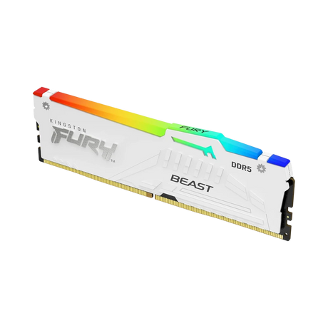 Kingston FURY Beast White RGB XMP 16GB DDR5 6800MT/s CL34 Memory Module — Being Shipped