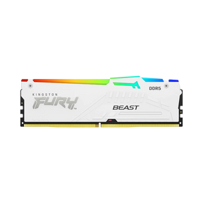 Kingston FURY Beast White RGB XMP 16GB DDR5 6800MT/s CL34 Memory Module — Being Shipped