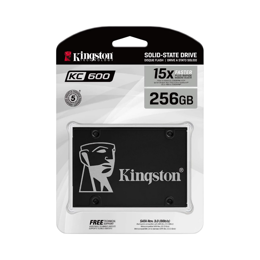 Kingston KC600 256GB 2.5" SATA3 SSD — Being Shipped