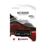 Kingston KC3000 4096GB M.2 2280 PCIe 4.0 NVMe SSD — Being Shipped