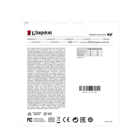 Kingston DataTraveler Kyson 256GB USB 3.2 Gen 1 Flash Drive — Being Shipped