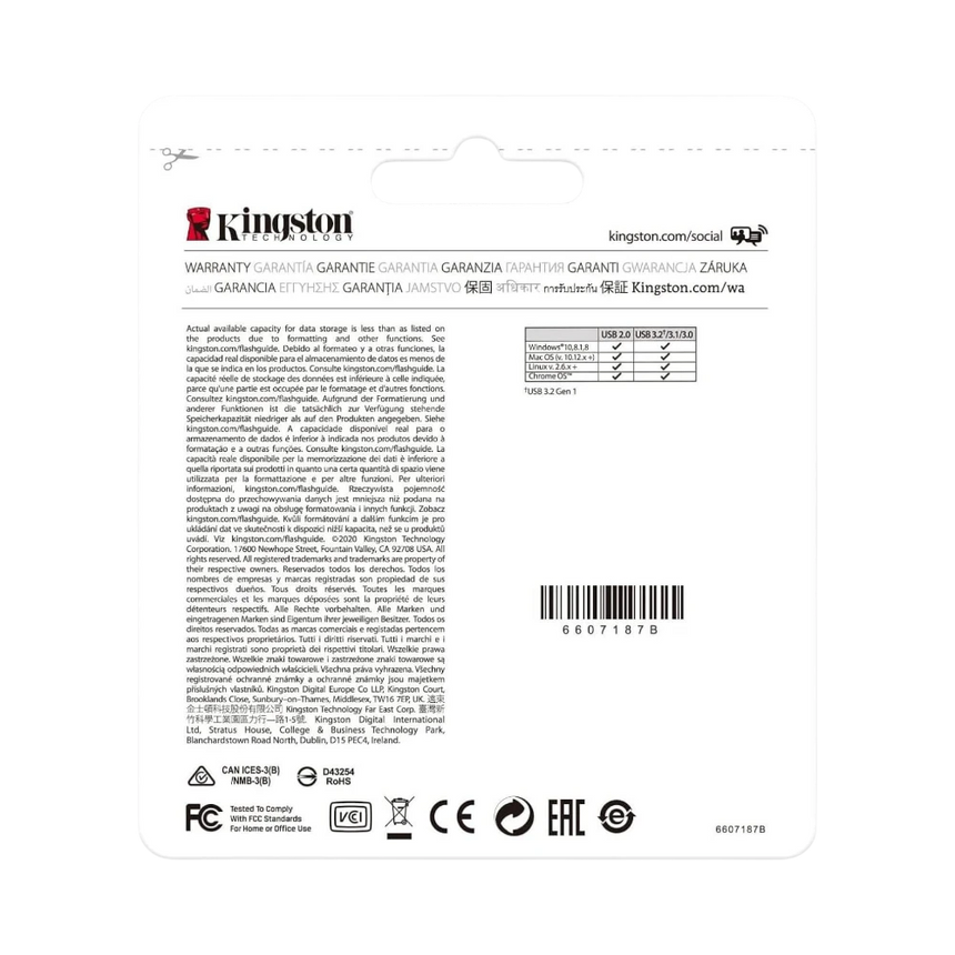 Kingston DataTraveler Kyson 256GB USB 3.2 Gen 1 Flash Drive — Being Shipped