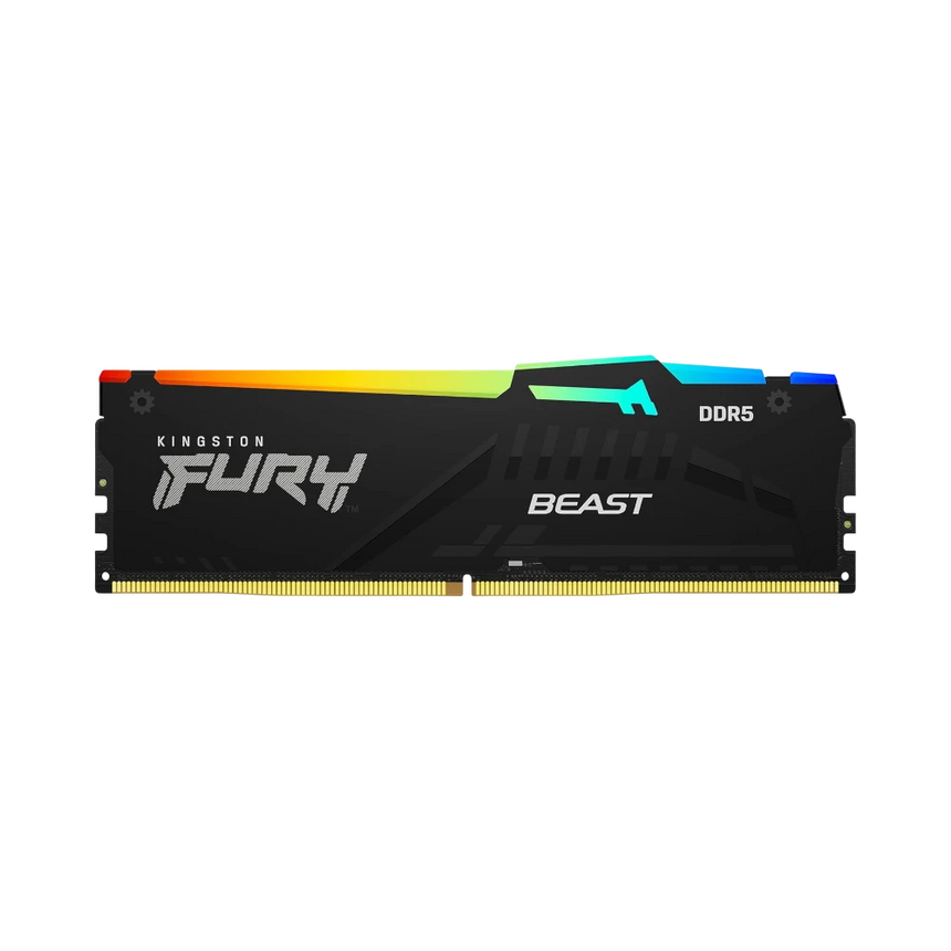Kingston FURY Beast Black RGB EXPO 16GB DDR5 5200MT/s CL36 Memory Kit (2 x 8GB) — Being Shipped
