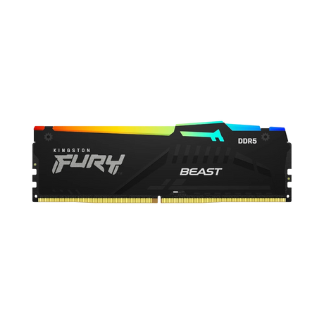 Kingston FURY Beast Black RGB XMP 16GB DDR5 5600MT/s CL40 Memory Kit (2 x 8GB) — Being Shipped