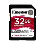 Kingston Canvas React Plus 32GB UHS-II SDHC Memory Card — Being Shipped