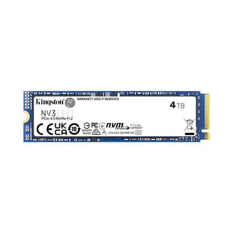 Kingston 4TB M.2 2280 NV3 NVMe PCIe 4.0 SSD — Being Shipped