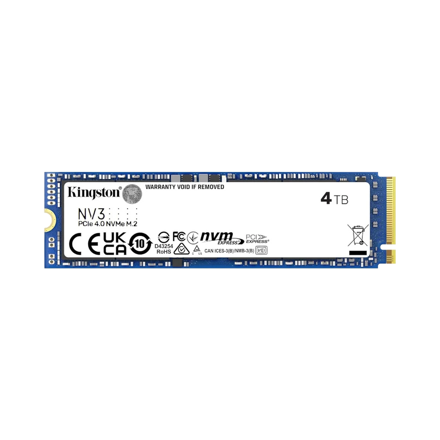Kingston 4TB M.2 2280 NV3 NVMe PCIe 4.0 SSD — Being Shipped