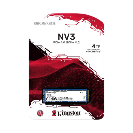 Kingston 4TB M.2 2280 NV3 NVMe PCIe 4.0 SSD — Being Shipped