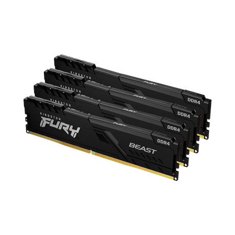 Kingston FURY Beast Black XMP 64GB DDR4 3200MT/s CL16 Memory Kit (4 x 16GB) — Being Shipped