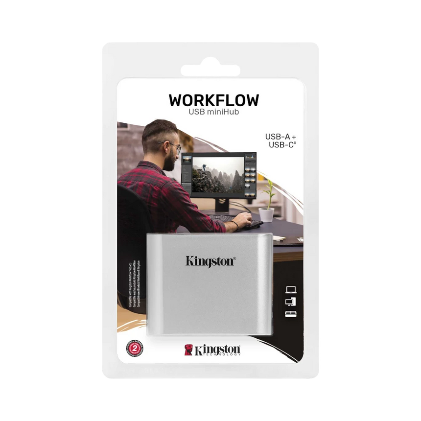 Kingston Workflow MiniHub 5G USB 3.2 Gen 1 USB-A & USB-C miniHub — Being Shipped