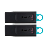 Kingston DataTraveler Exodia 64GB USB 3.2 Flash Drive (2-Pack, Blue) — Being Shipped