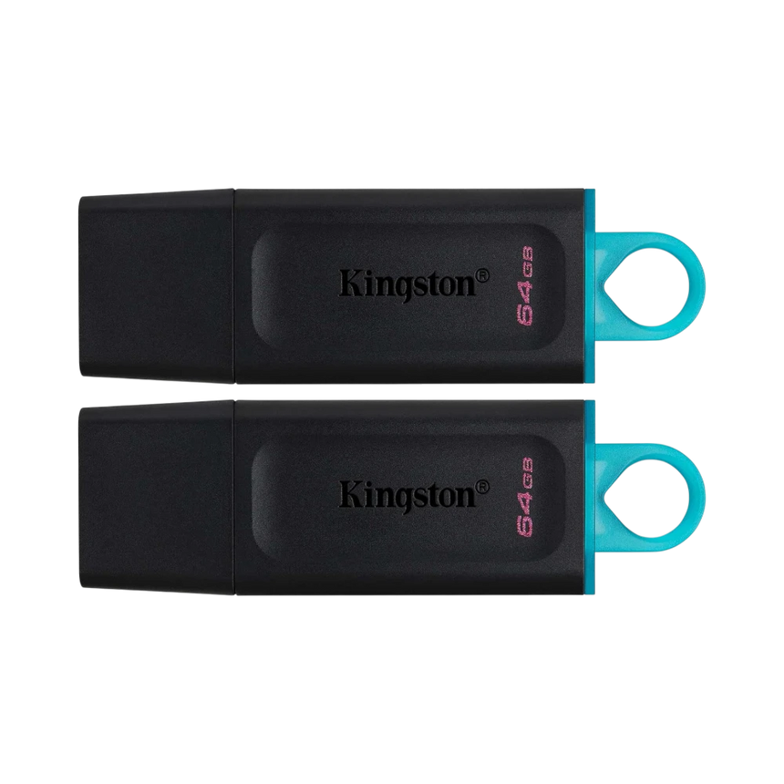 Kingston DataTraveler Exodia 64GB USB 3.2 Flash Drive (2-Pack, Blue) — Being Shipped