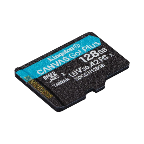Kingston Canvas Go! Plus 128GB UHS-I microSDXC Memory Card with SD Adapter — Being Shipped