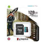 Kingston Canvas Go! Plus 128GB UHS-I microSDXC Memory Card with SD Adapter — Being Shipped
